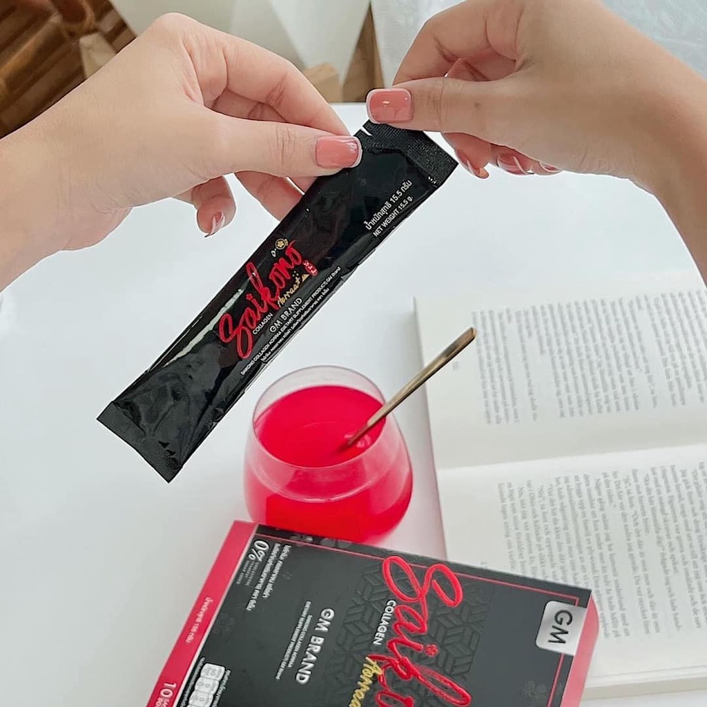 Bột Collagen trắng da giảm thâm mụn Saikono Collagen Tripeptide Aorraa Plus Thái Lan