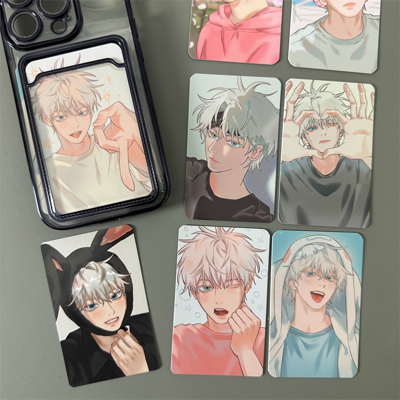 Ins korean popi same spell return battle 3 inch thẻ nhỏ đẹp trai doujin guzi