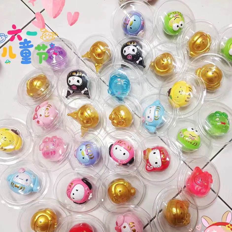 Mô Hình Gia Đình Sanrio MINI Dharma Hoạt Hình Sáng Tạo Trang Trí Bàn Làm Việc