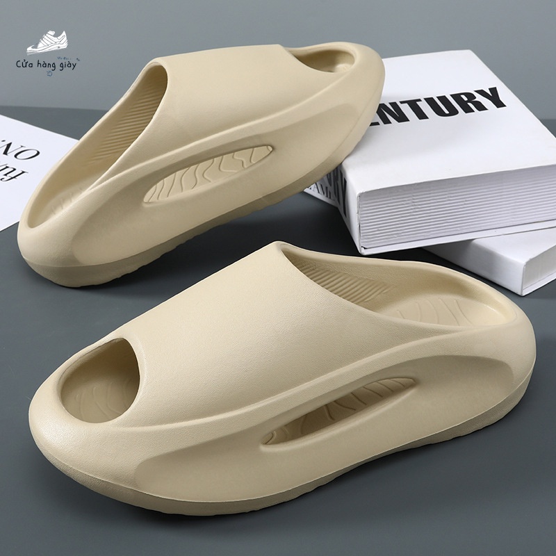 Dép Quai Ngang Đế Dày Tăng Chiều Cao Thời Trang Cho Nam