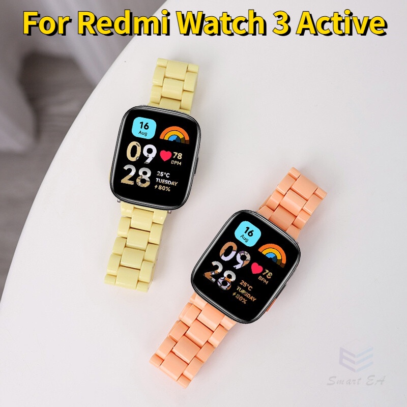 Dây đeo bằng nhựa cho Redmi Watch 3 Active hoạt động dây đeo đồng hồ xiaomi redmi watch 3 lite vòng đeo tay thể thao năng động phụ kiện thay thế dây đeo cổ tay