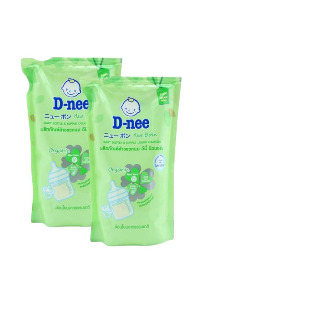 ComBo 2 TúiNước xúc bình sữa Dnee, rửa bình sữa Dnee dạng túi (bịch) 550ml- An toàn cho bé yêu