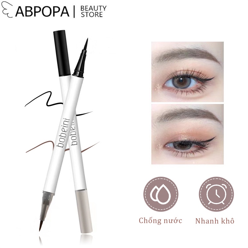 Ineyoo 2 trong 1 bút trang điểm mắt hai đầu kẻ mắt túi mắt dễ thương lâu trôi không thấm nước khô nhanh