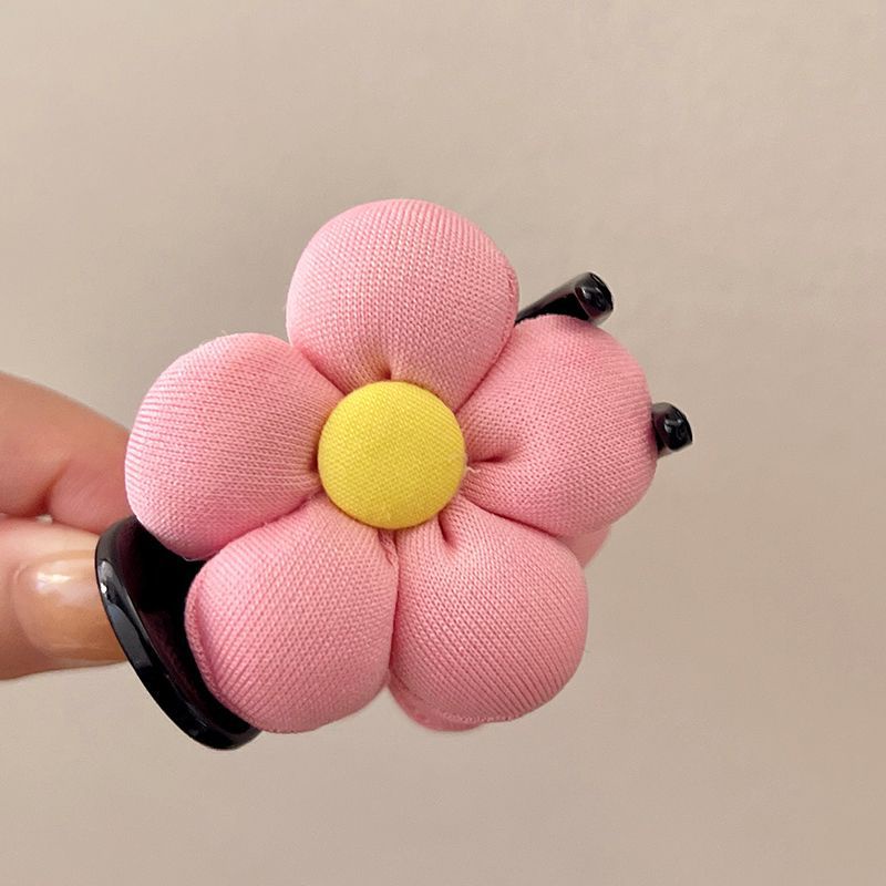 Kẹp Tóc Đuôi Ngựa Cao Hình Hoa Tươi Tắn Mùa Hè 2023