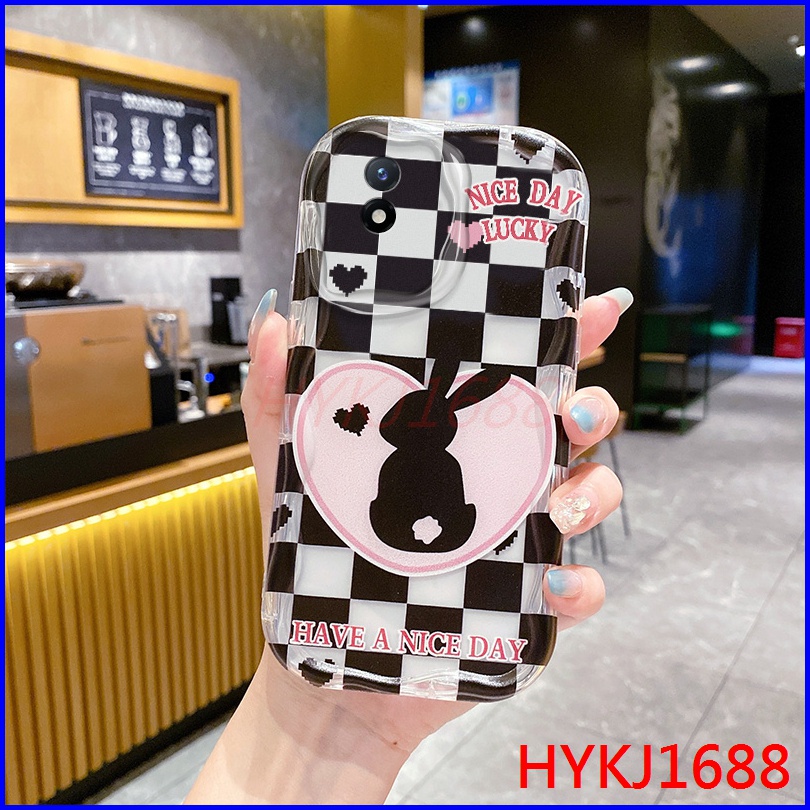 Ốp lưng Vivo Y02 Vivo Y02A Vivo Y02T tpu cream print ốp lưng điện thoại dễ thương ốp lưng mềm Vivo Y02 Y02A Y02T nyw