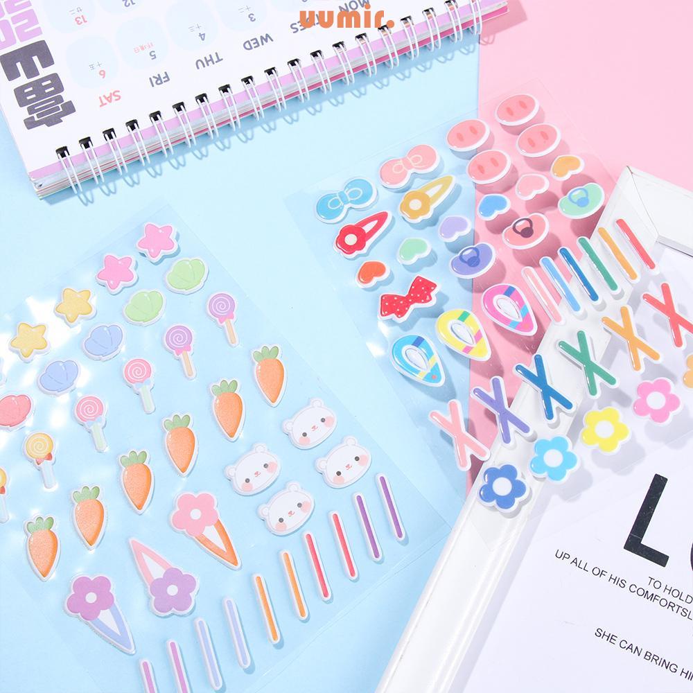 Uumir thẻ phát hành búp bê sticker pvc tự làm phần thưởng đồ chơi không thấm nước quà tặng hoạt hình