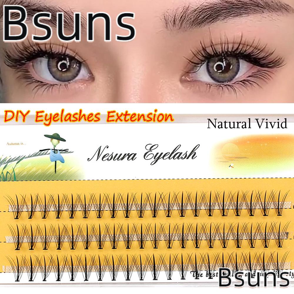 Hộp 60 lông mi giả nối dài tự nhiên cao cấp sử dụng tại nhà / salon DIY