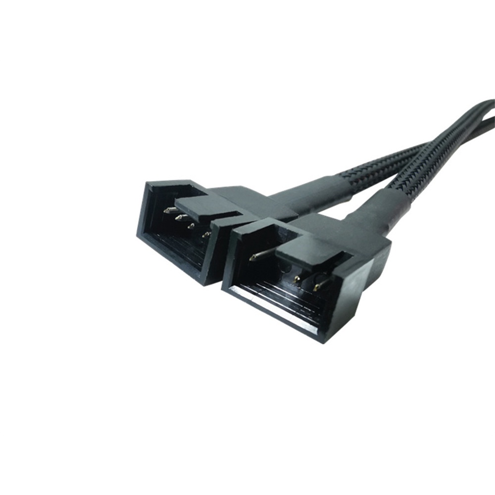 Đen 4pin Kim Một điểm Hai Lưới nylon Mở rộng Chuyển giao Làm mát Hai tương lai