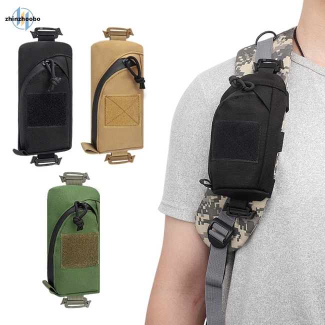 Zhin tactical molle pouch shoulder strap pack 900d oxford cloth edc tool bag hunting accessory pouch for outdoor sports