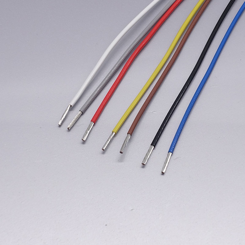 5m / cuộn teflon dây nhiệt độ cao đóng hộp 0,75mm cáp ptfe 18awgsquare