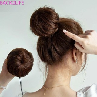 Back2life tổng hợp búi tóc đuôi ngựa tóc giả miếng tóc búi tóc giả miếng tóc bọc