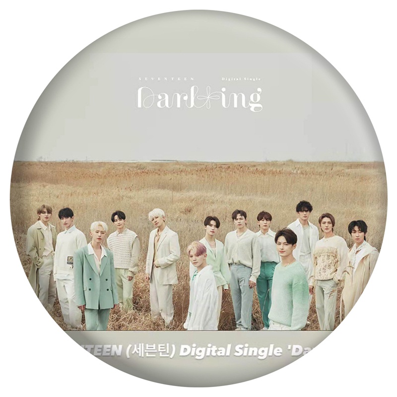 Huy Hiệu Cài Áo Hình kpop seventeen S.Cups jeonghan joshua jun Shi