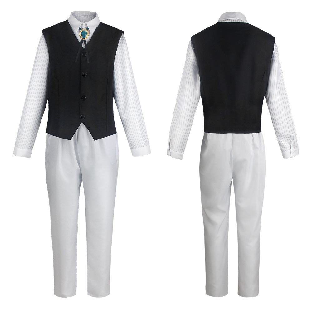 Ere1 bungo stray dogs dazai osamu cosplay trang phục anime áo gió vest quần áo áo khoác phù hợp với đồng phục hallween party