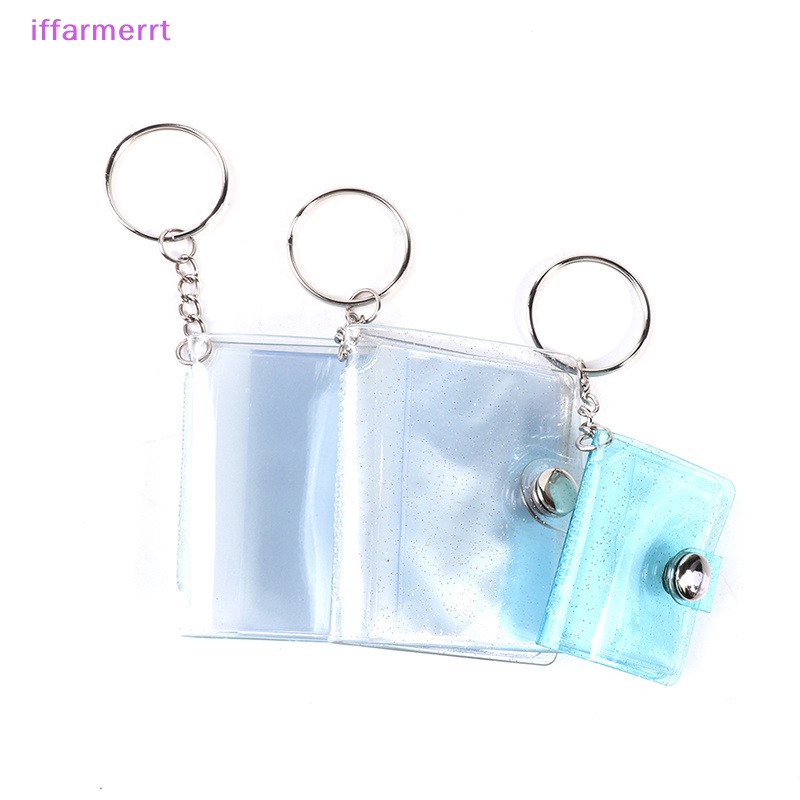 Album Đựng Ảnh 1 / 2 inch 16 Ngăn mini Bằng pvc Đính Kim Sa