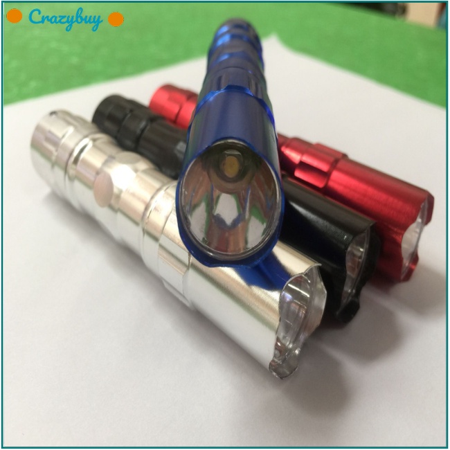 Cr 3w hợp kim nhôm đèn pin led mini đèn pin chống nước
