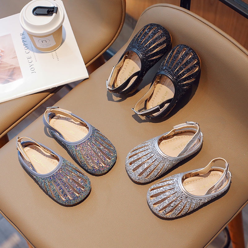 Xăng đan Đế Mềm Chống Trượt Phong Cách Nàng Tiên Cá Thời Trang Mùa Hè Dành Cho Bé Gái