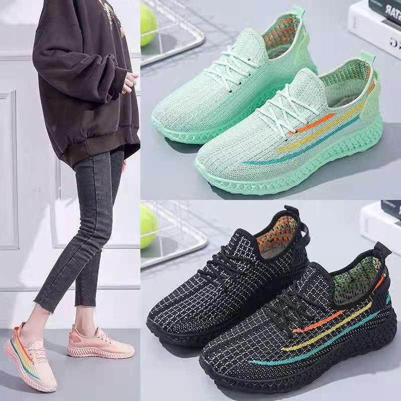 Giày Thể Thao Siêu Nhẹ Thoáng Khí Thời Trang Cho Nữ Giày Thể Thao Thoáng Khí Thời Trang Mùa Hè Phong Cách Hàn Quốc Cho Nữ
