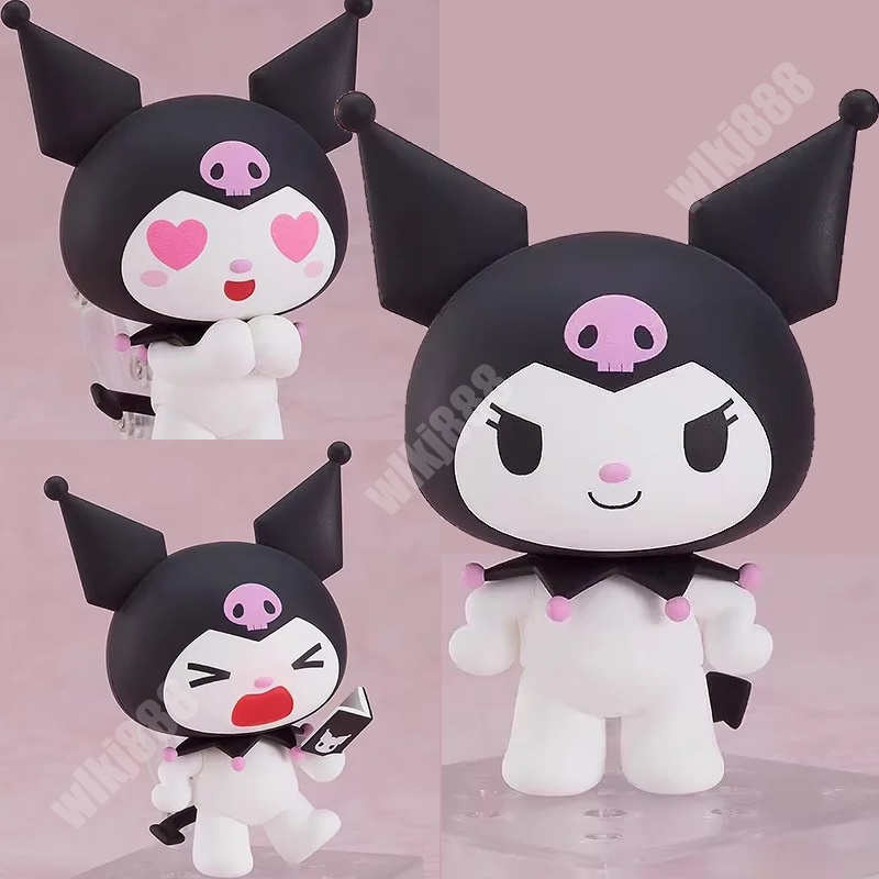 Nendoroid sanrio kuromi melody 1857 1858 phiên bản q dễ thương thay đổi khuôn mặt anime articulado hành động hình mô hình búp bê