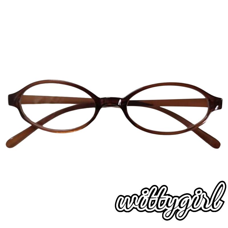 Mắt Kính Hình oval Thời Trang Phong Cách retro Dành Cho Nữ
