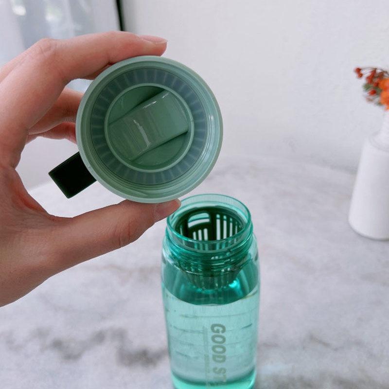 Bình đựng nước trong suốt cốc nước sinh viên nam và nữ bình thường - YKD