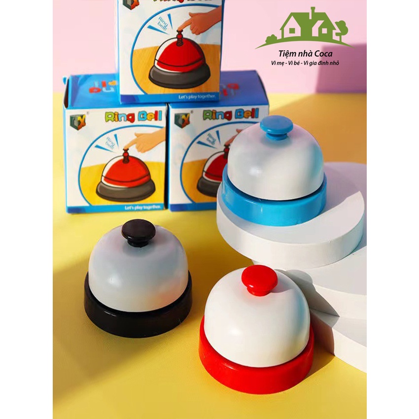 Chuông Bấm Để Bàn Mini, Kêu To, Đồ Dùng Giáo Cụ Dạy Học, Huấn Luyện Chó, Mèo phụ kiện trò chơi broad