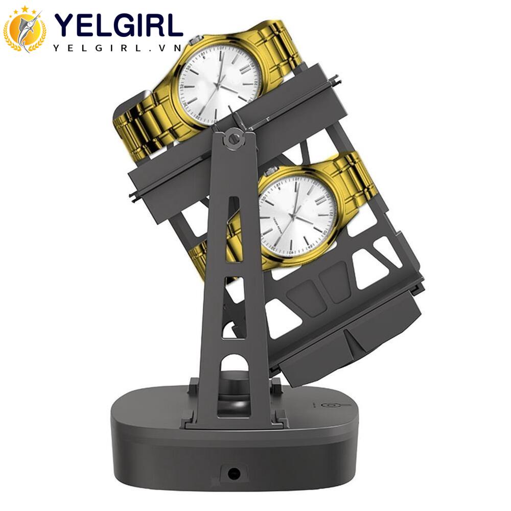 Con lắc đồng hồ cơ yelgirla, phụ kiện đồng hồ pc watch winder, đồng hồ điều khiển thông minh yên tĩnh thiết bị xoay đồng hồ tự động đồng hồ cơ