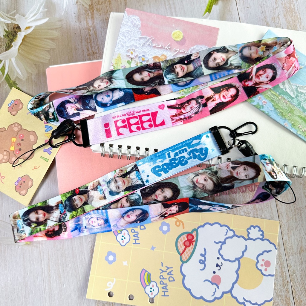 Kpop gidle lanyard nct-dream album mới jungkook dòng dây buộc điện thoại di động