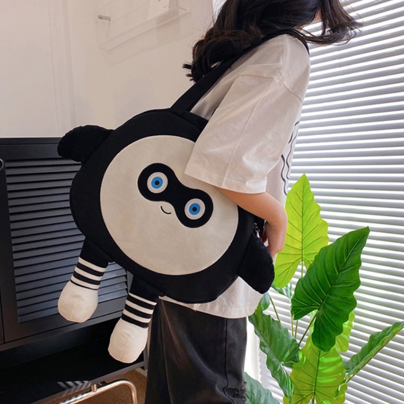 Túi Xách Canvas Cỡ Lớn In Họa Tiết Hoạt Hình Cho Nữ