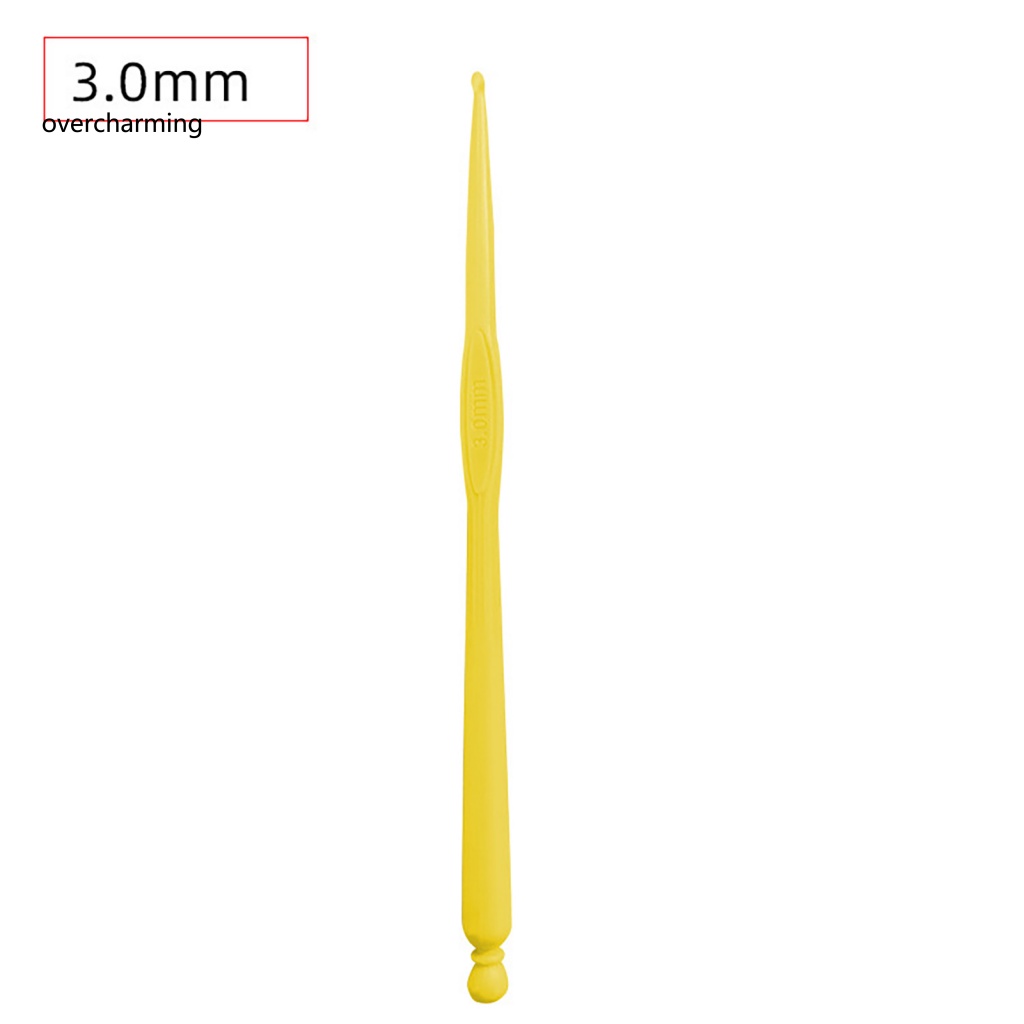 Bộ 12 Cây Kim Móc Len Tay Cầm Dài Màu Sắc Ngẫu Nhiên