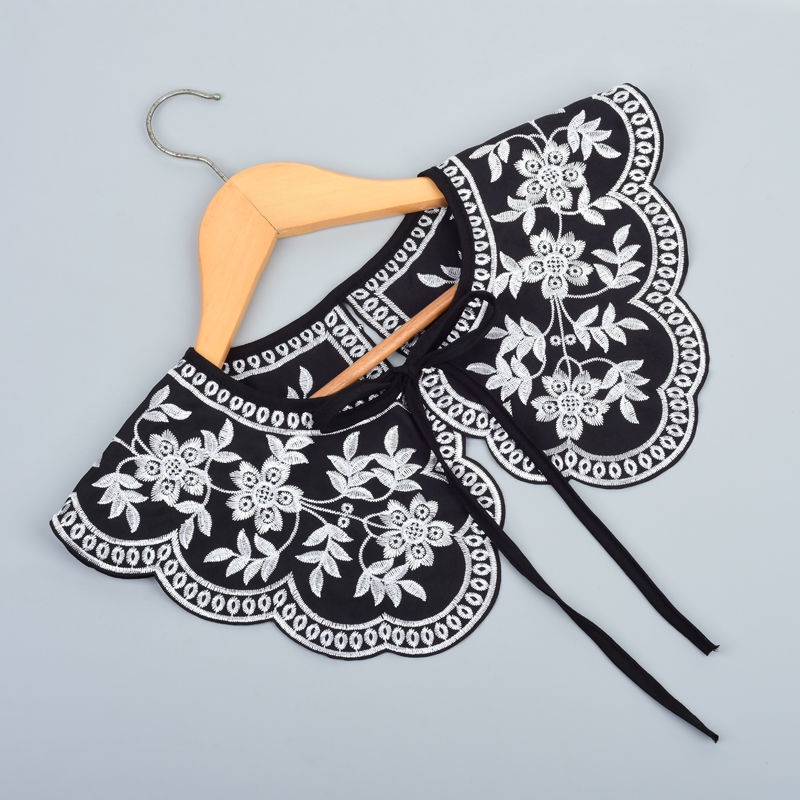 Cổ Áo Búp Bê Thắt Nơ Họa Tiết Sọc Caro Xinh Xắn Dễ Phối Đồ Cho Nữ