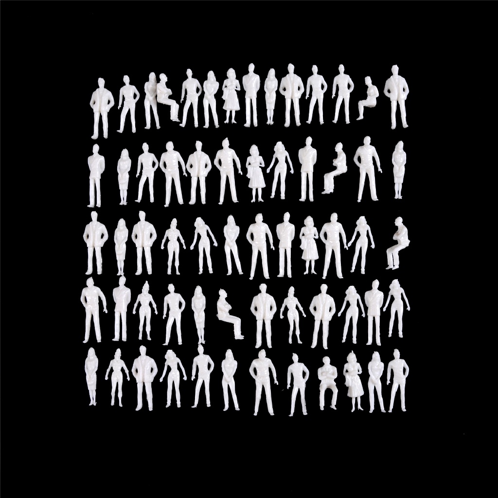 Bộ 10 Mô Hình Người Bằng Nhựa ABS Tỉ Lệ 1: 50 1: 50