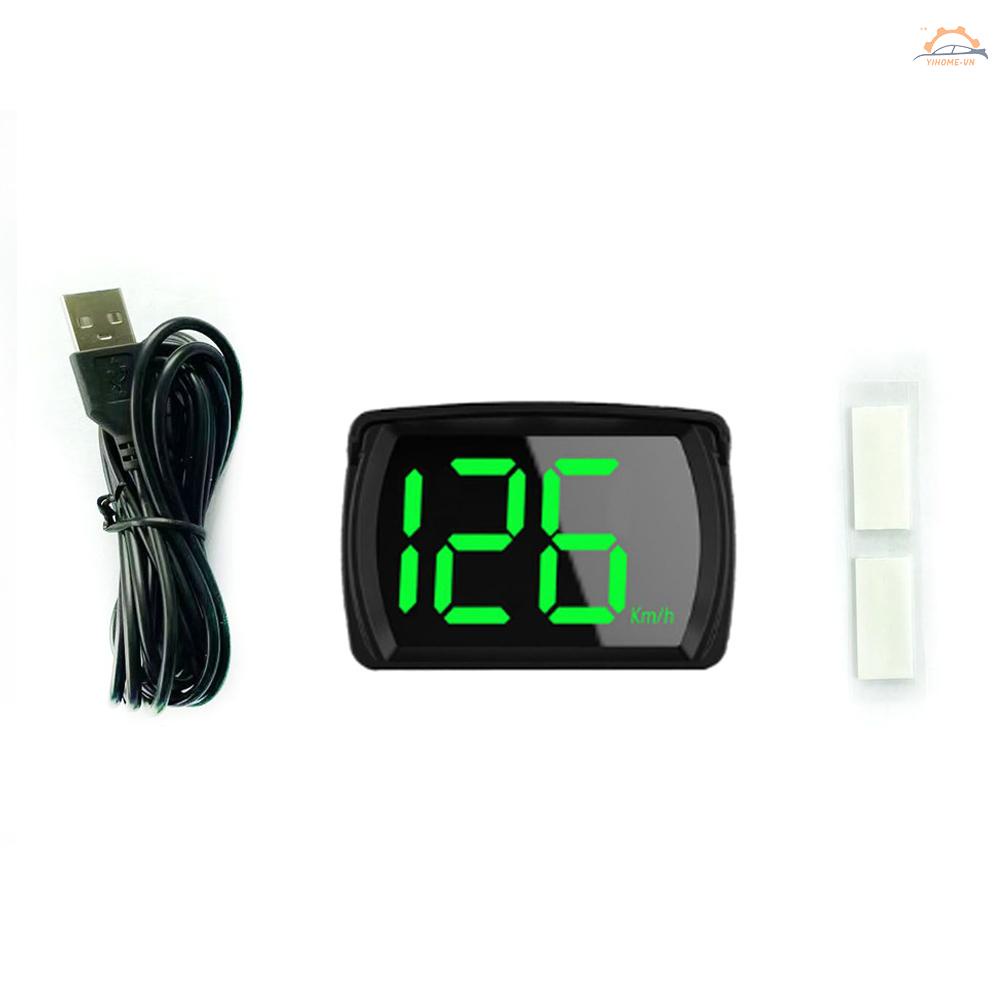 Đồng Hồ Đo Tốc Độ HUD KM / H MPH GPS Với Màn Hình LED Lớn Cho Xe Hơi Xe Tải SUV