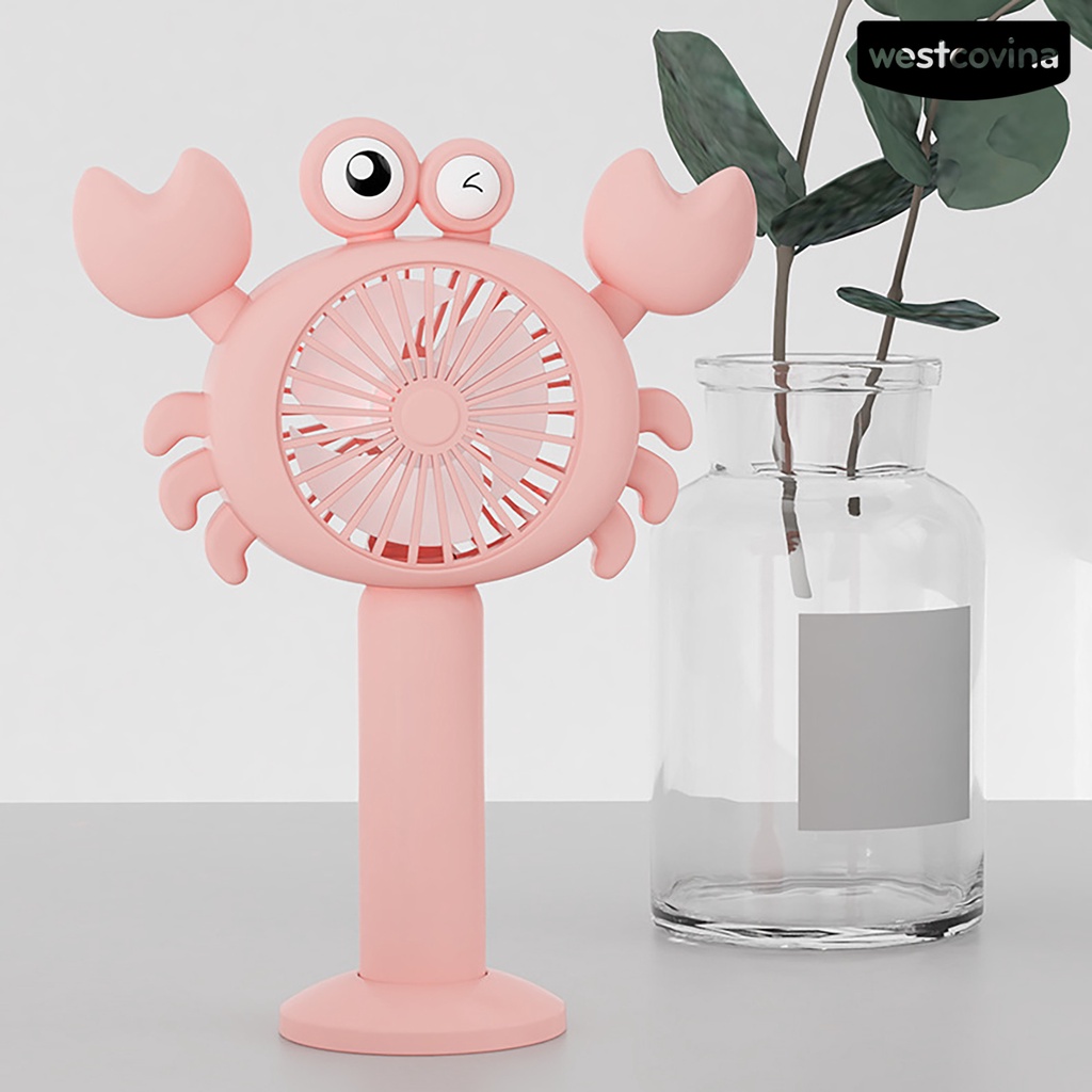 [COD]♋Quạt Để Bàn Cầm Tay 3 Tốc Độ Bằng ABS Chống Ồn Có Thể Điều Chỉnh