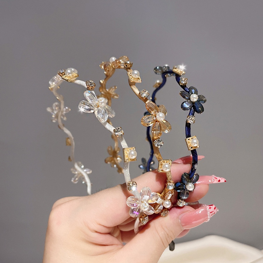 Cài Tóc Hình Hoa Đính Ngọc Trai Nhân Tạo Thời Trang