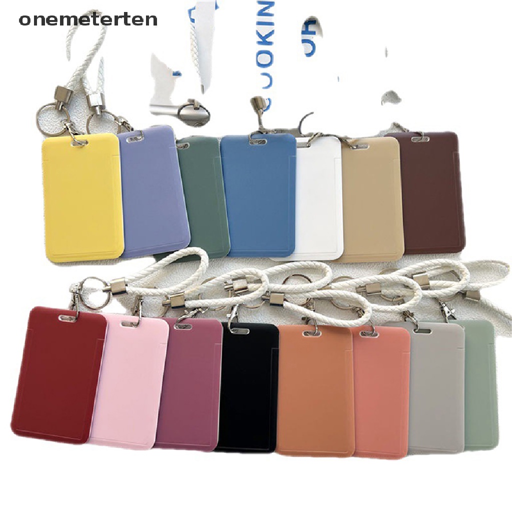 Rten 1 Vỏ Đựng Thẻ ID / Thẻ ID / Chìa Khóa Màu Trơn Tiện Dụng