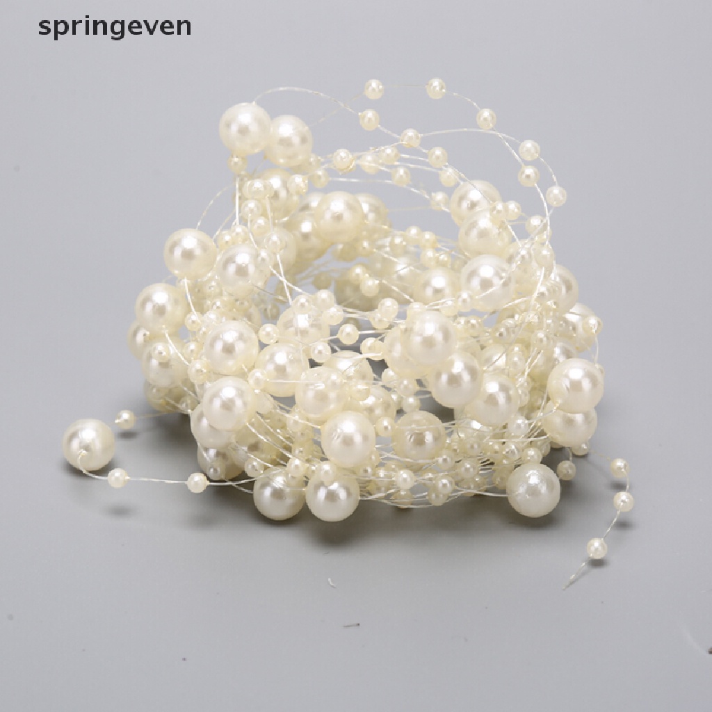 Cuộn Dây Hạt Ngọc Trai Bằng ABS Dùng Trang Trí Đầm Cưới DIY