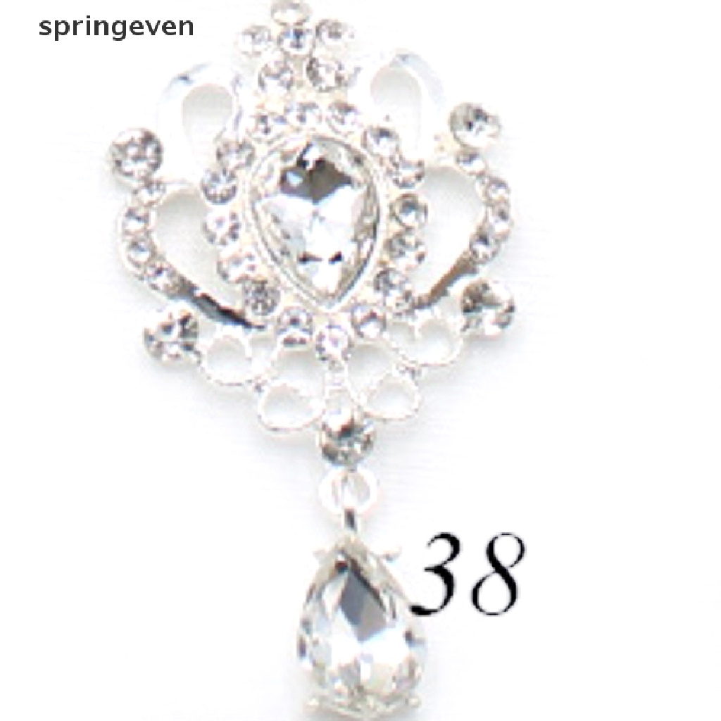 1 Nút Kẹp Tóc Đính Đá 32 * 62MM