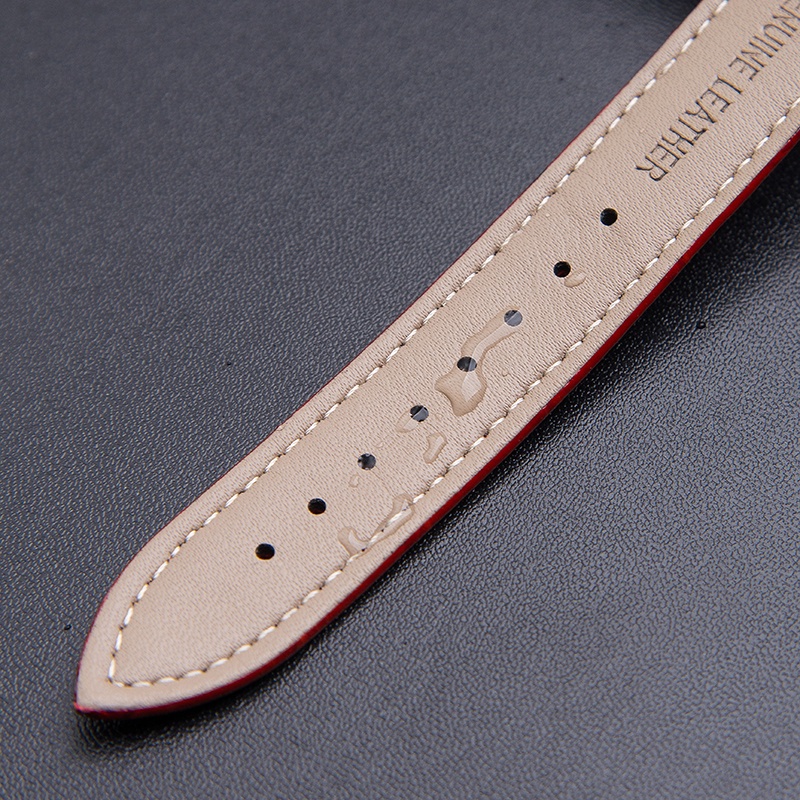 [DA TỐT] Dây da đồng hồ da bò lớp đầu tiên BO-48 KHÓA CÀI chống thấm nước 19 20 21 22mm