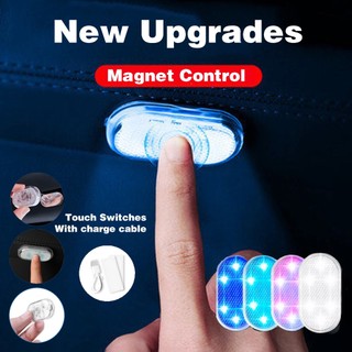 1 Đèn led Từ Tính Cảm Ứng USB Đa Năng Dành Cho Xe Hơi