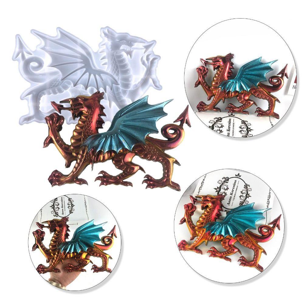 Khuôn Silicone Làm Mặt Dây Chuyền Hình Rồng Độc Đáo