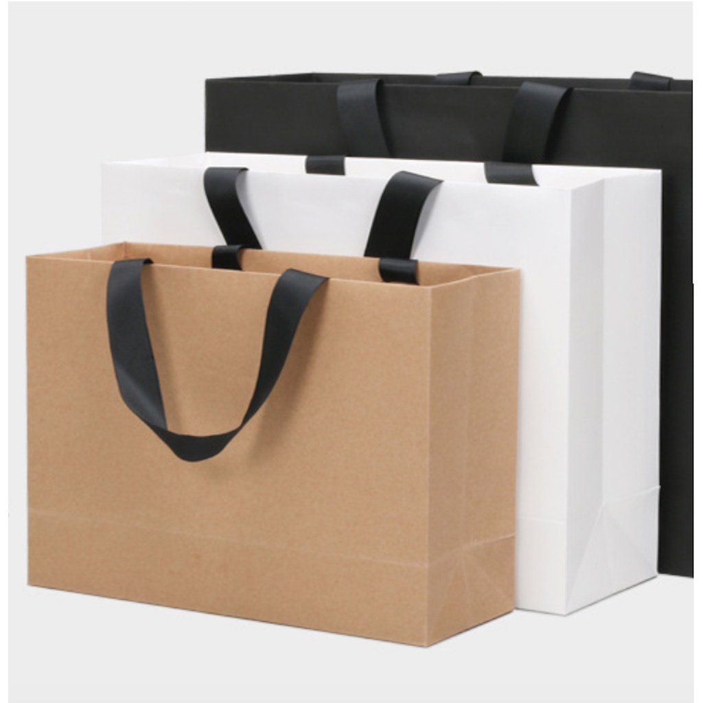 Túi giấy quai vải dán ẩn