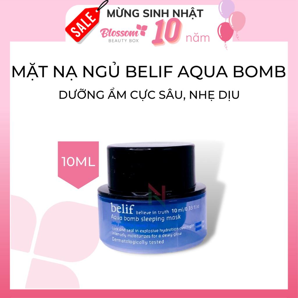 Minisize 10ML - Mặt nạ ngủ Belif Aqua Bоmb Sleeping Mask