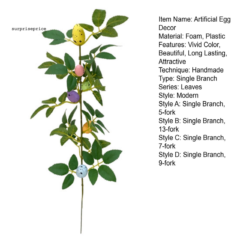 Set 1 / 2 Nhánh Lá Nhân Tạo Nhiều Màu Sắc Không Phai Màu Dùng Trang Trí DIY