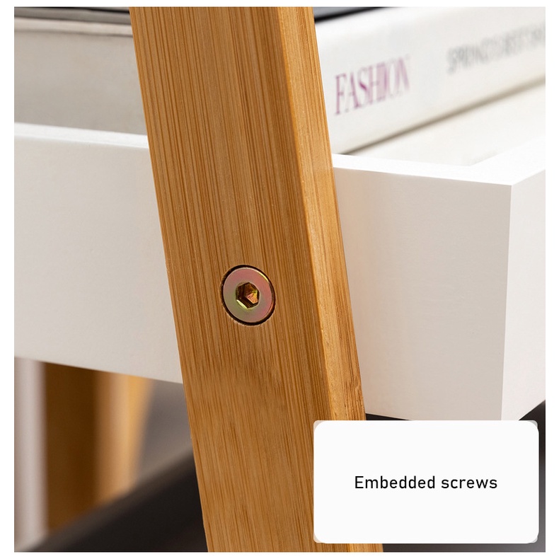 AladdingKệ Sách Nhiều Tầng Bằng Gỗ Trơn Đơn Giản Cho Trẻ Em