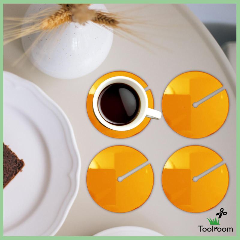 Set 4 Cốc Uống Cà Phê Tiện Dụng Cho Nhà Bếp