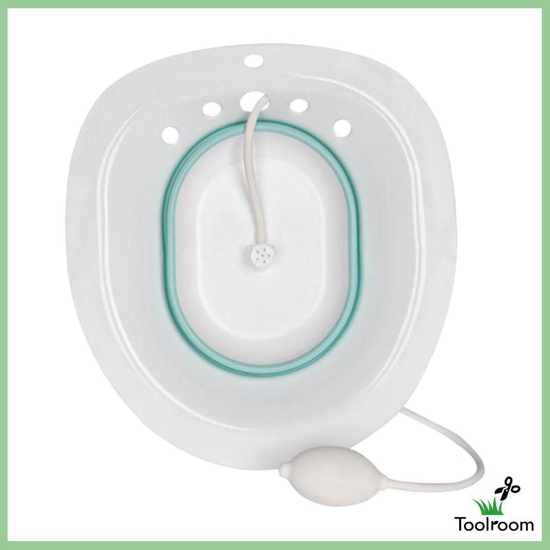 Bồn Cầu [Toolroom] Ghế Ngồi Bồn Cầu] Gấp Được Chống Tràn Dùng Tại Nhà