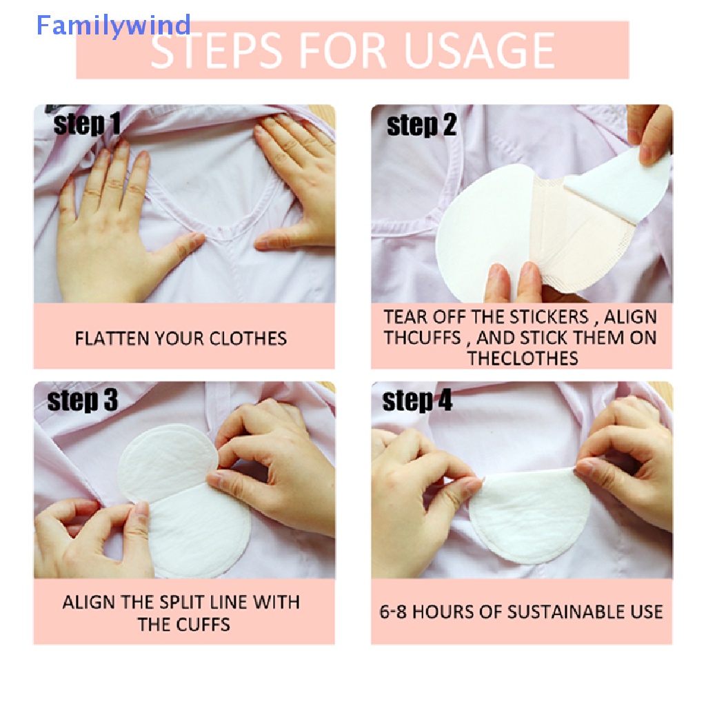 Set 20 Miếng Dán Thấm Hút Mồ Hôi Cho Vùng Da Dưới Cánh Tay