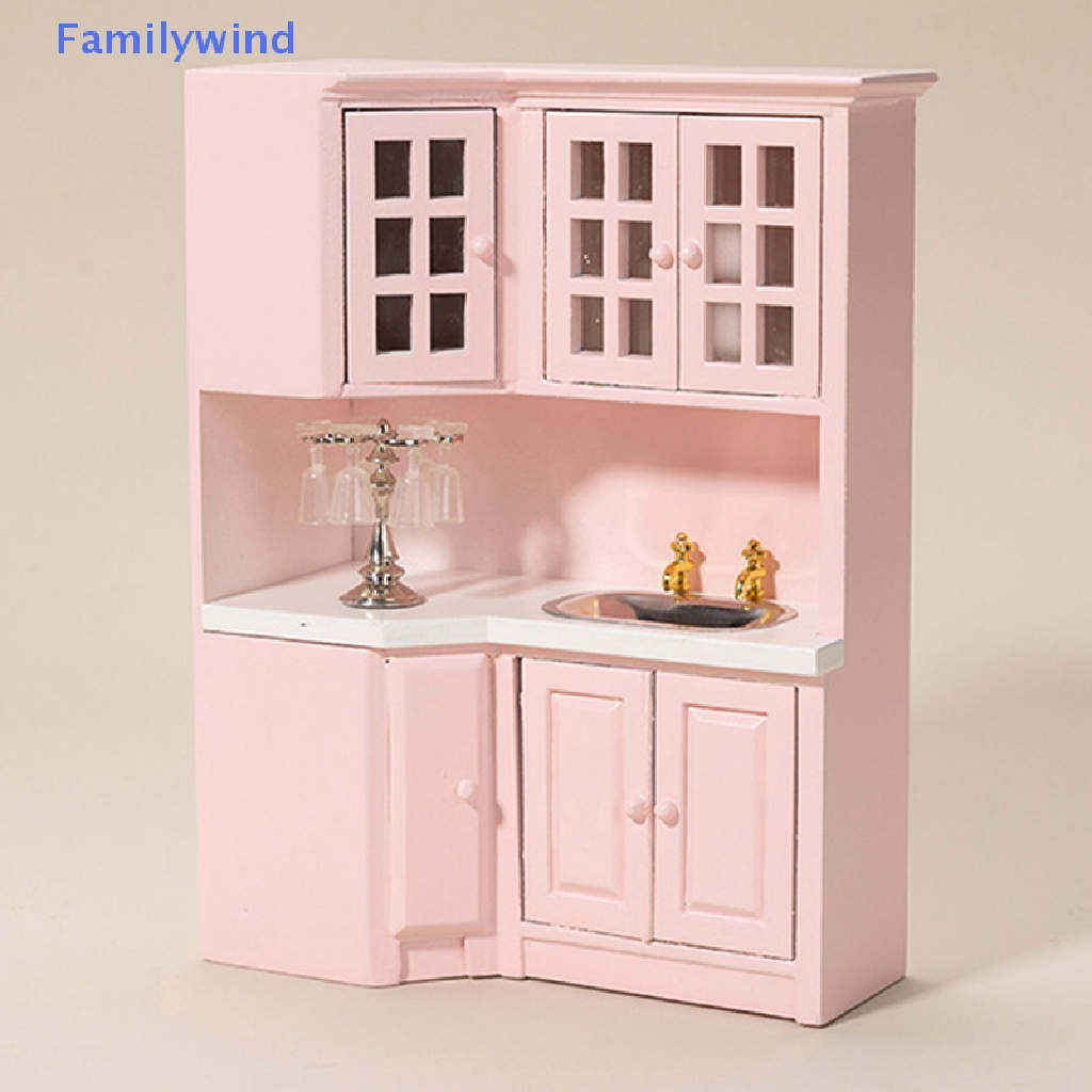 Mô Hình Bàn Bếp Trang Trí Nhà Búp Bê Tỉ Lệ 1: 12