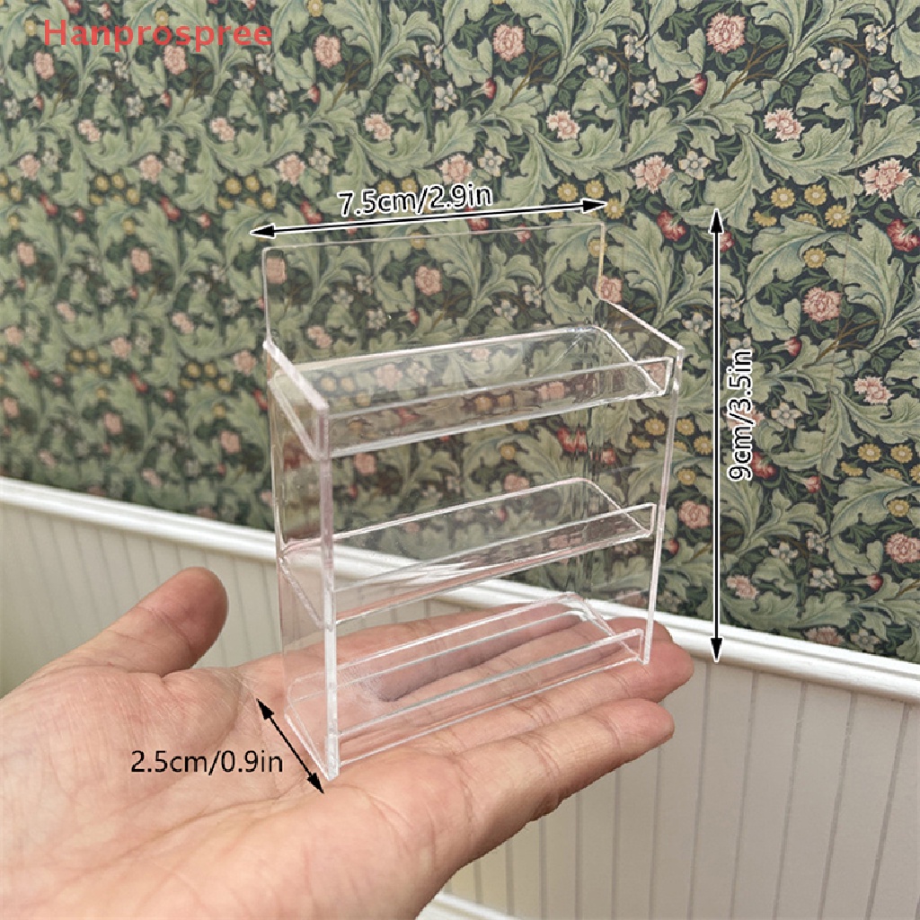 Kệ Đựng Đồ Nhiều Tầng Trang Trí Nhà Búp Bê 1: 12