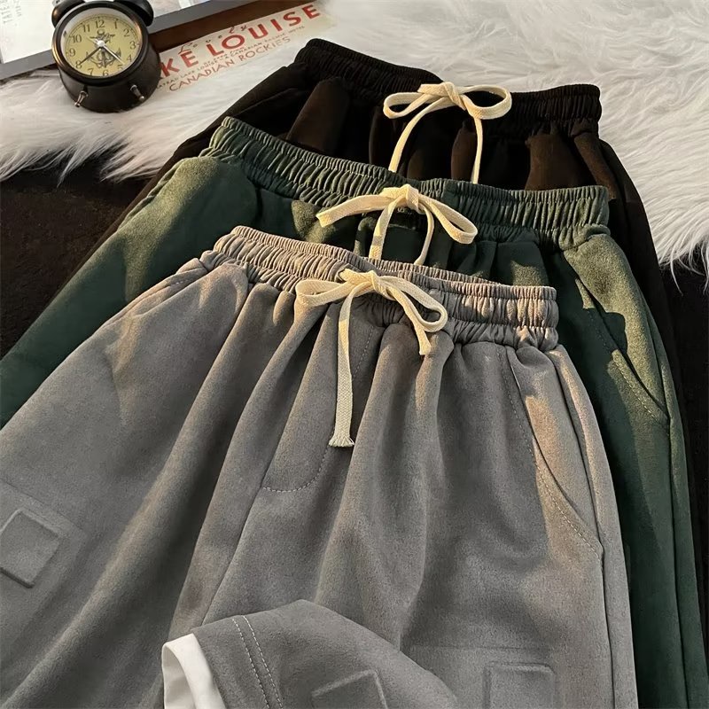 Quần Short Thể Thao Giả Hai Lớp Phong Cách Đường Phố Mùa Hè Cho Nam